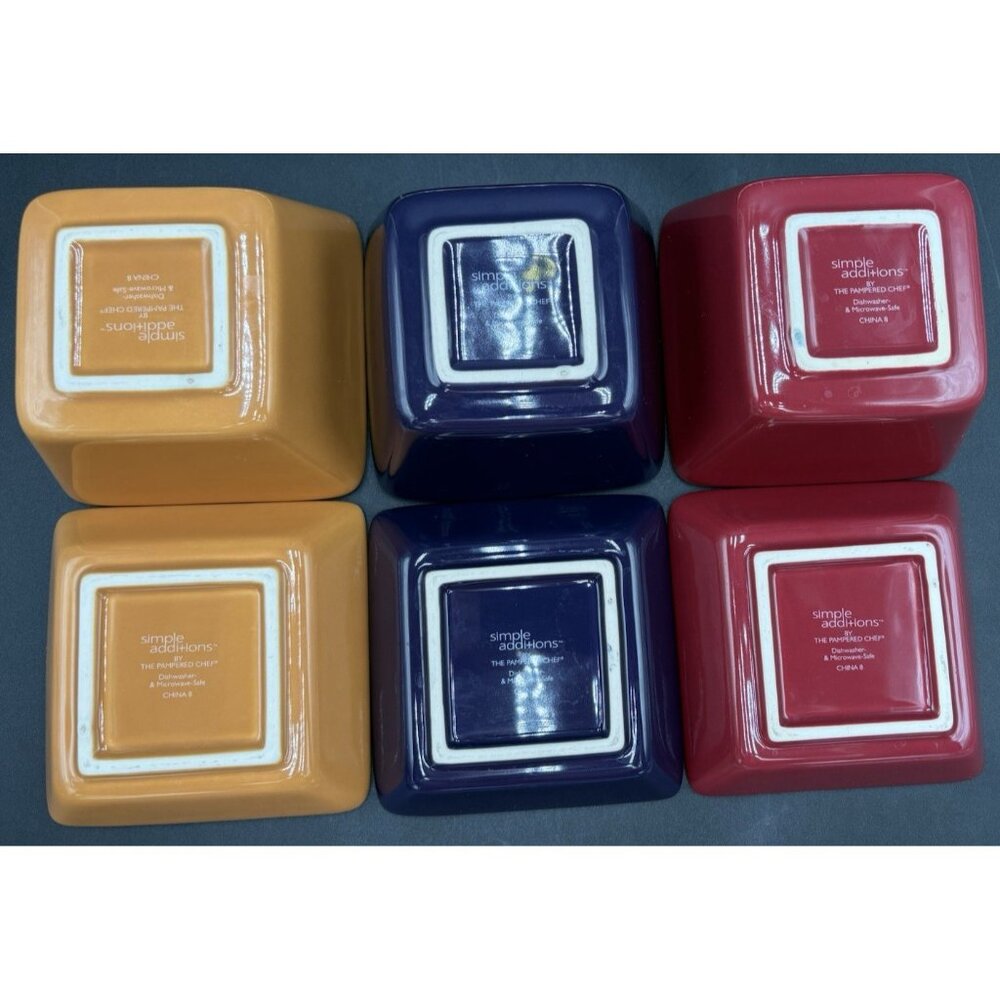 Pampered Chef Simple Additions Entertaining Snack Serving Condiment 7pc set GUC - Picture 9 of 13